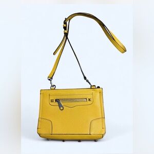 Yellow Leather Shoulder Bag